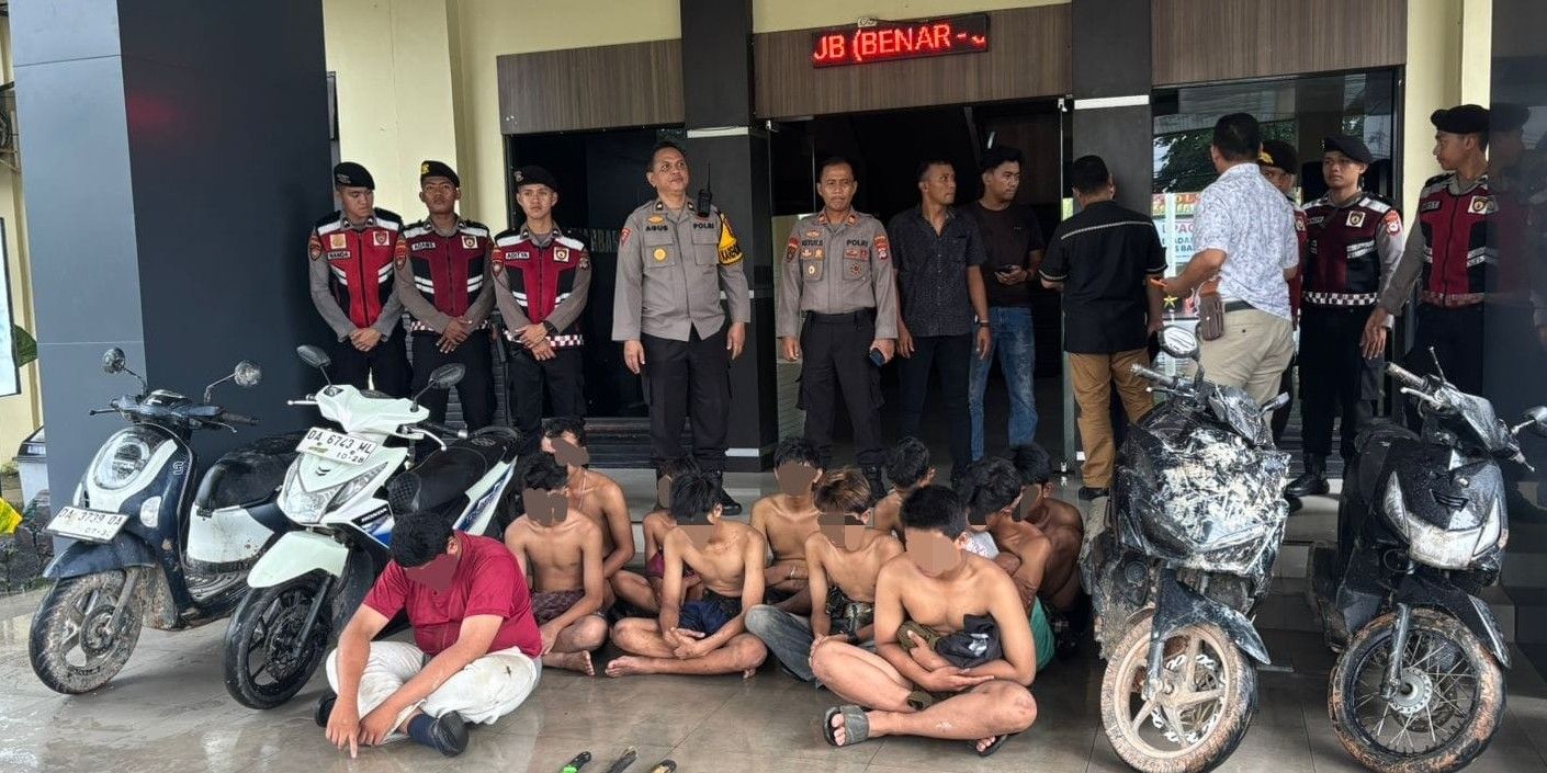 Tawuran Remaja di Banjarbaru Digagalkan Polisi