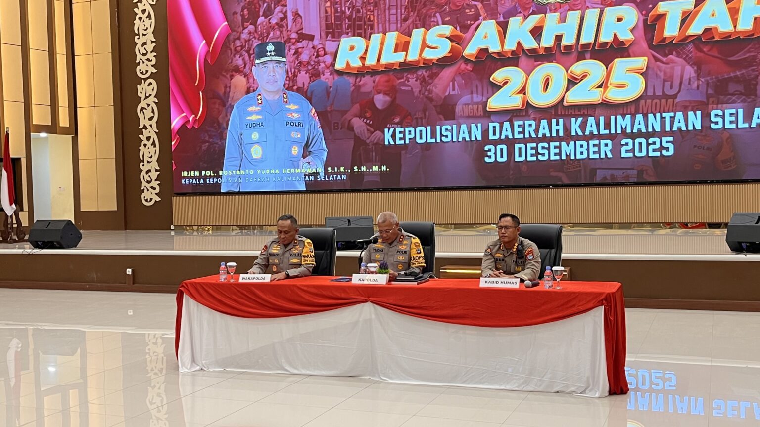 Polda Kalsel Pecat 25 Personel Sepanjang 2025, Kriminalitas Menurun